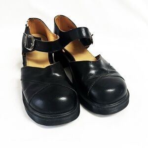 Dr. Martens Black Leather Mary Jane Flats
